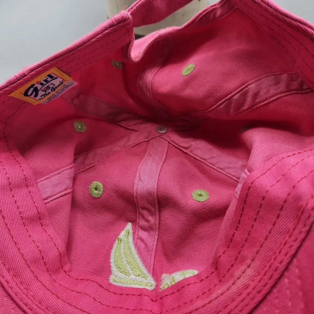 Coeur D'Alene CDA Idaho Pink Hat Dad Cap Adjustable Sail Souvenir